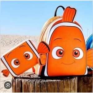 Loungefly Finding Nemo 20th Anniversary Cosplay Mini Backpack & Wallet Set